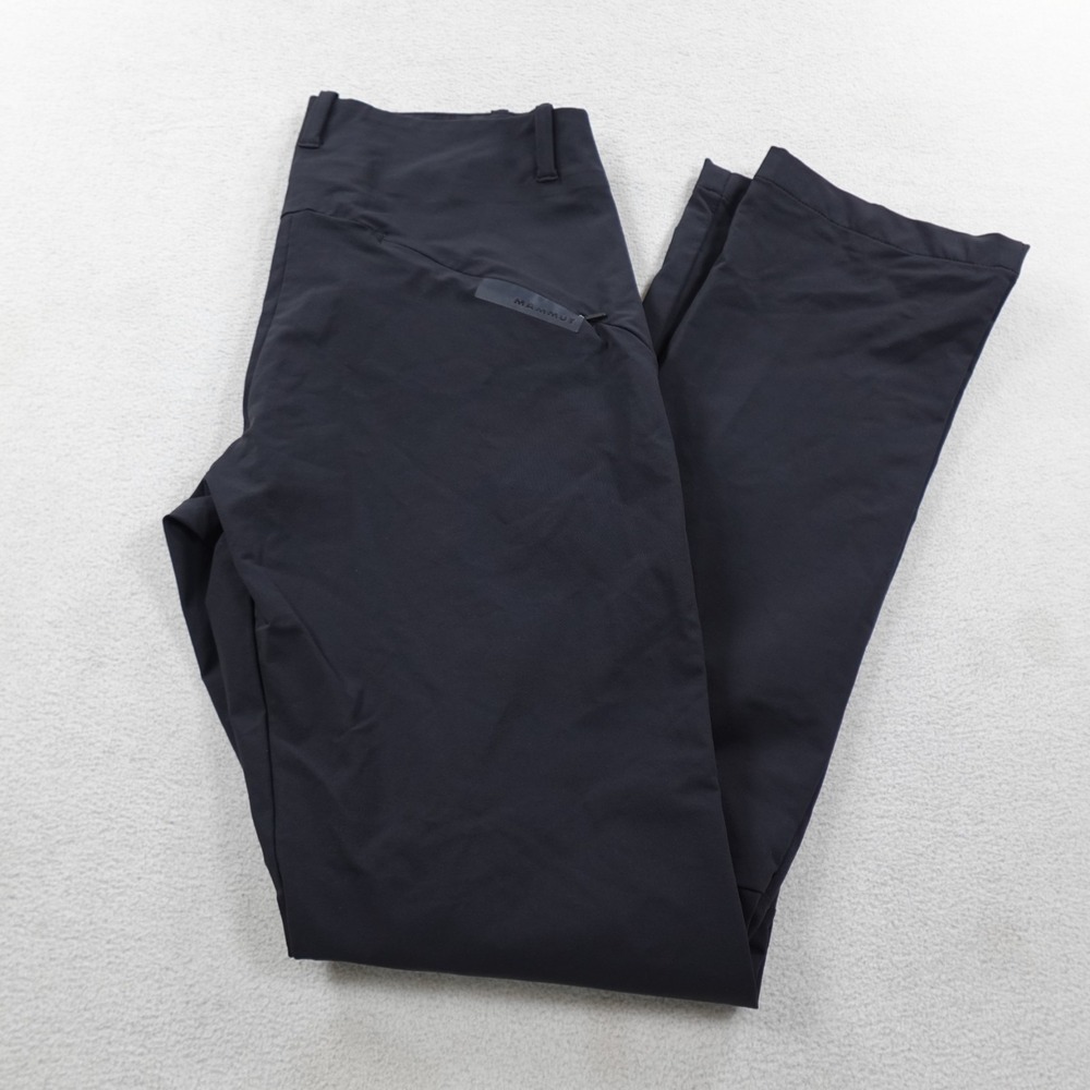 Mammut Macun So Pants Womens 4 Black Performance Softshell DWR Hiking